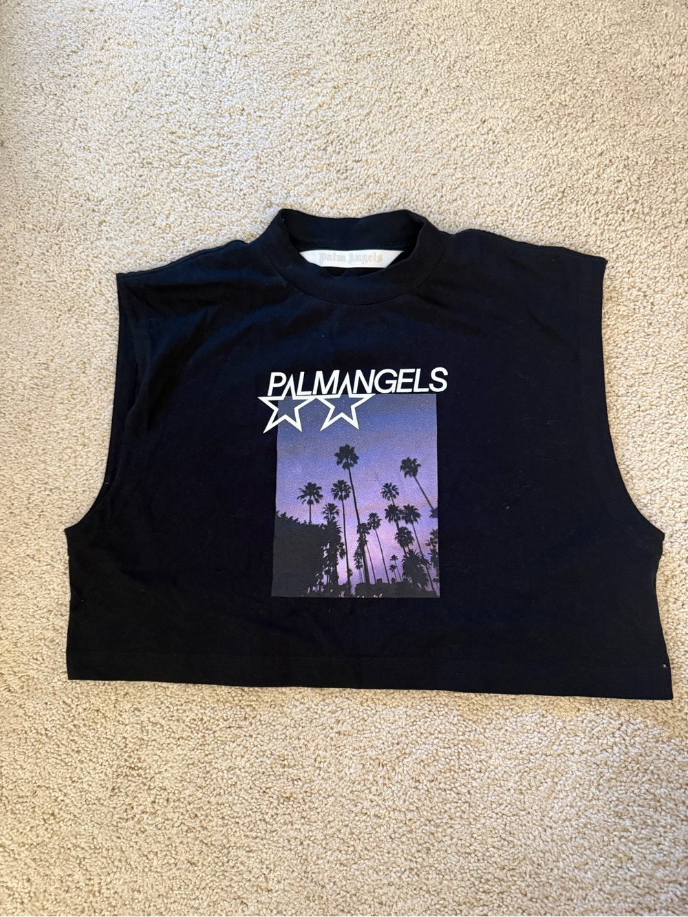 Palm Angels Cropped Graphic Tank Purple Sunset – SOLD OUT / RARE